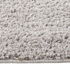 Petromila vidaXL Chlpatý koberec bledosivý 140x200 cm protišmykový