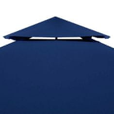 Petromila vidaXL Dvojitá strieška na altánok 310 g/m², 4x3 m, modrá