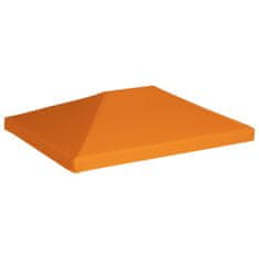 Vidaxl Strieška na altánok 310 g/m2 4x3 m oranžová