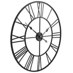 Petromila vidaXL Vintage nástenné hodiny s pohonom Quartz, kovové, 80 cm, XXL