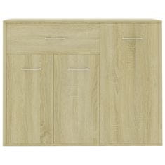 Vidaxl Komoda, dub sonoma 88x30x70 cm, kompozitné drevo