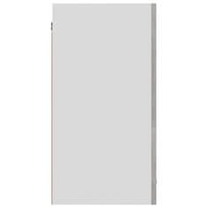 Vidaxl Závesná skrinka, betónovo sivá 80x31x60 cm, drevotrieska