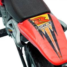 Vidaxl Detská elektrická motorka červenej farby