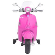 Vidaxl Detská elektrická motorka Vespa GTS300, ružová