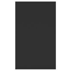 Vidaxl Komoda čierna 135x41x75 cm drevotrieska