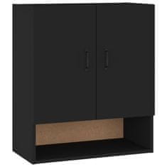 Vidaxl Nástenná skrinka, čierna 60x31x70 cm, kompozitné drevo