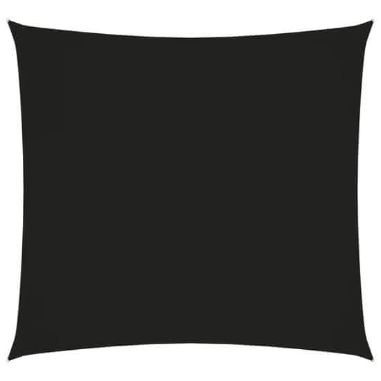 Vidaxl Tieniaca plachta oxfordská látka štvorcová 3,6x3,6 m čierna