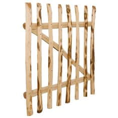 Petromila vidaXL Jednokrídlová brána, lieskové drevo, 100x100 cm