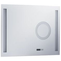 Vidaxl Kúpeľňové LED nástenné zrkadlo s dotykovým snímačom 80x60 cm