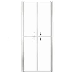 Vidaxl Sprchové dvere, priehľadné, ESG 71x190 cm
