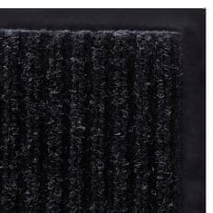 Vidaxl Čierna PVC rohožka, 120 x 180 cm