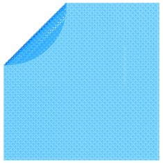 Vidaxl Okrúhla modrá bazénová plachta z polyetylénu 488 cm