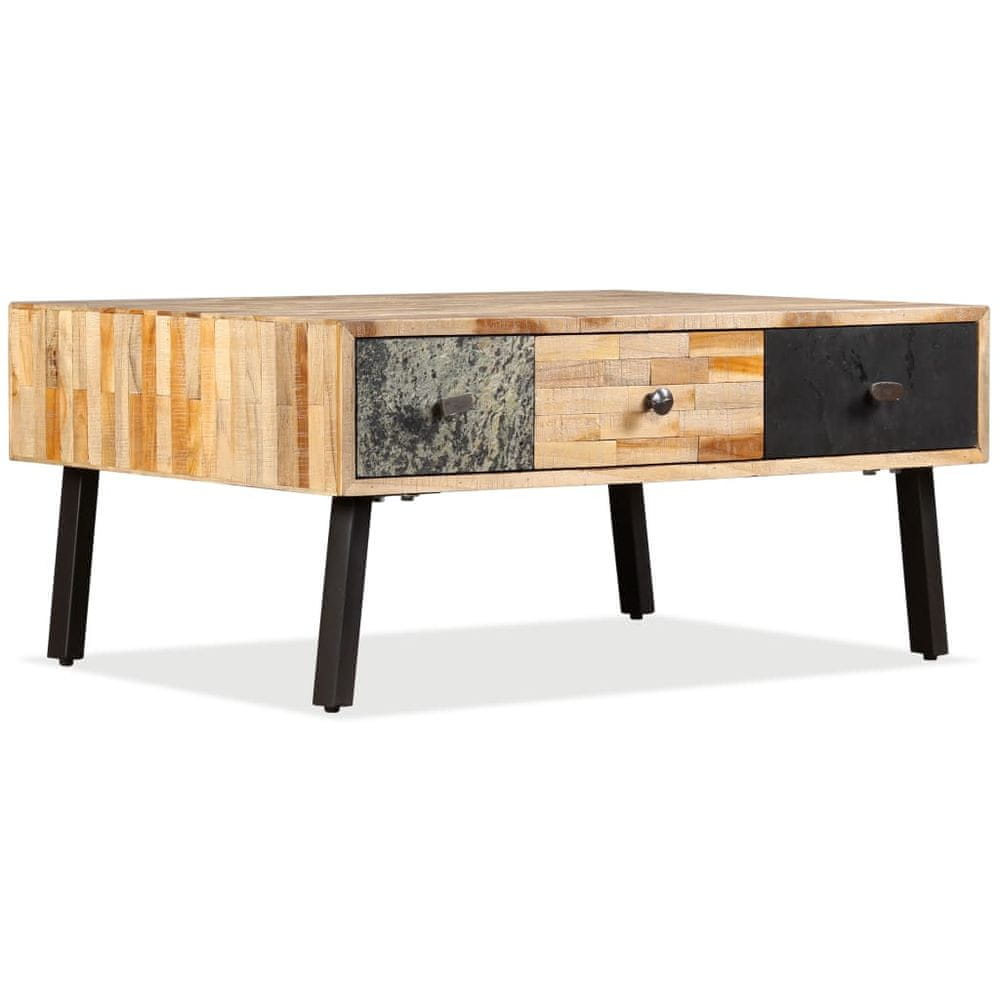 Petromila vidaXL Konferenčný stolík z recyklovaného teakového dreva, 90x65x40 cm 