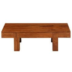 Vidaxl Konferenčný stolík 100x50x30 cm akáciové drevo so sheeshamovým povrchom