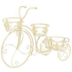 Petromila vidaXL Podstavec pod kvetináč v tvare bicykla, vintage štýl kovový