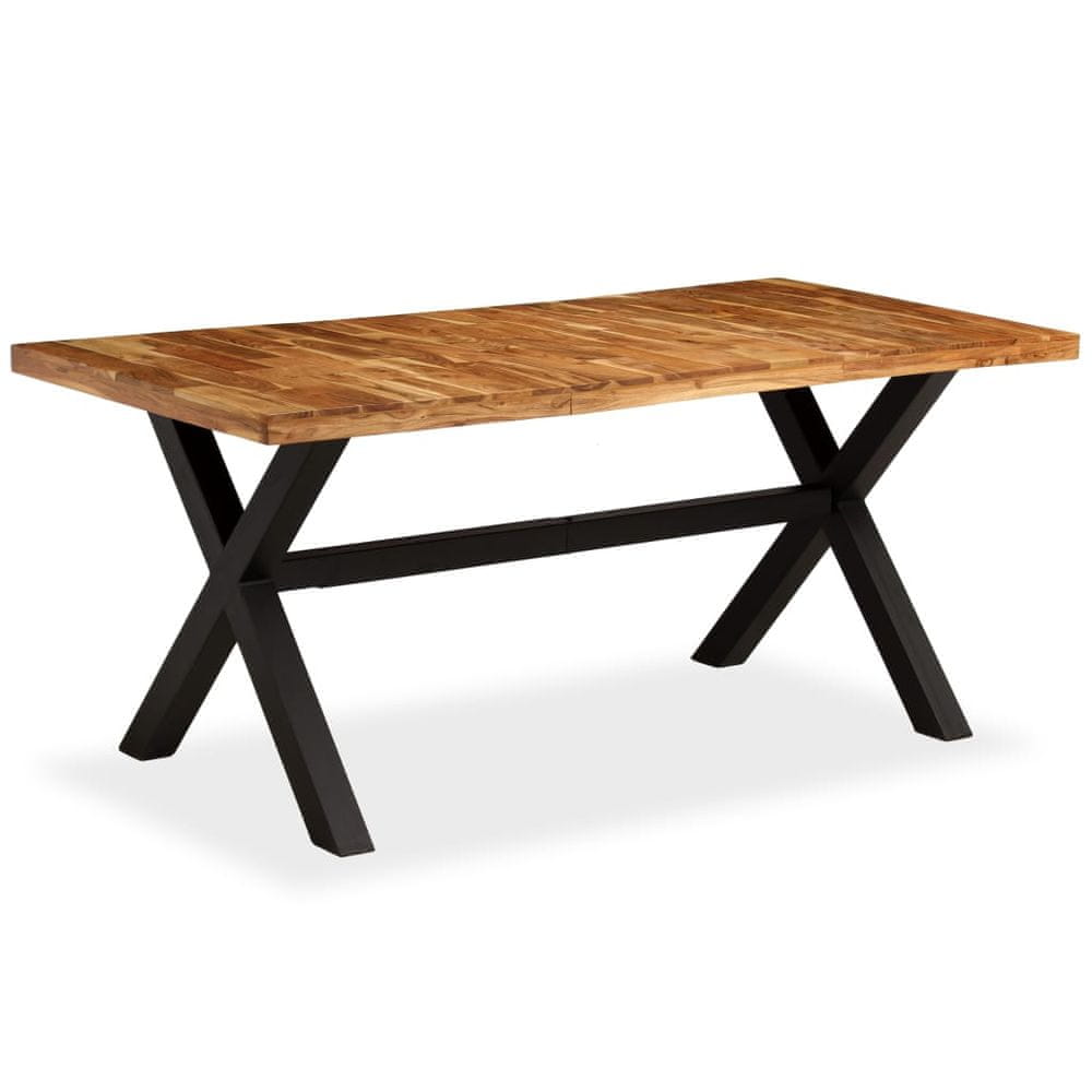Petromila vidaXL Jedálenský stôl, masívne akáciové a mangovníkové drevo, 180x90x76 cm