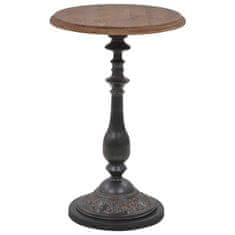Vidaxl Koncový stolík z jedľového dreva 40x64 cm hnedý
