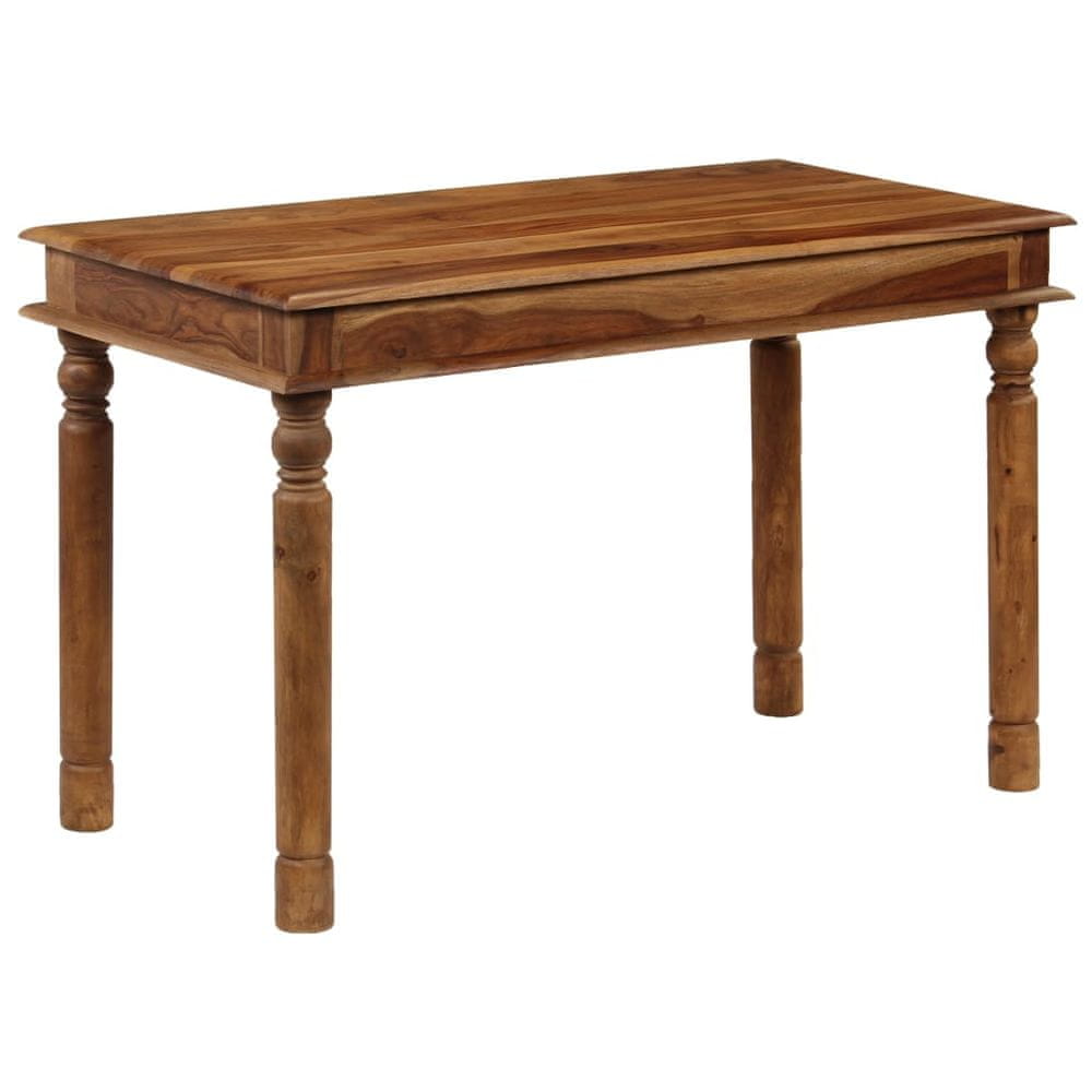 Petromila vidaXL Jedálenský stôl masívne sheeshamové drevo 120x60x77 cm