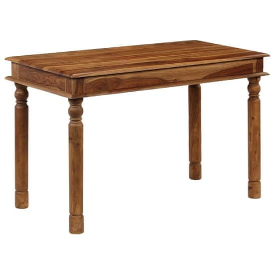 Vidaxl Jedálenský stôl masívne sheeshamové drevo 120x60x77 cm