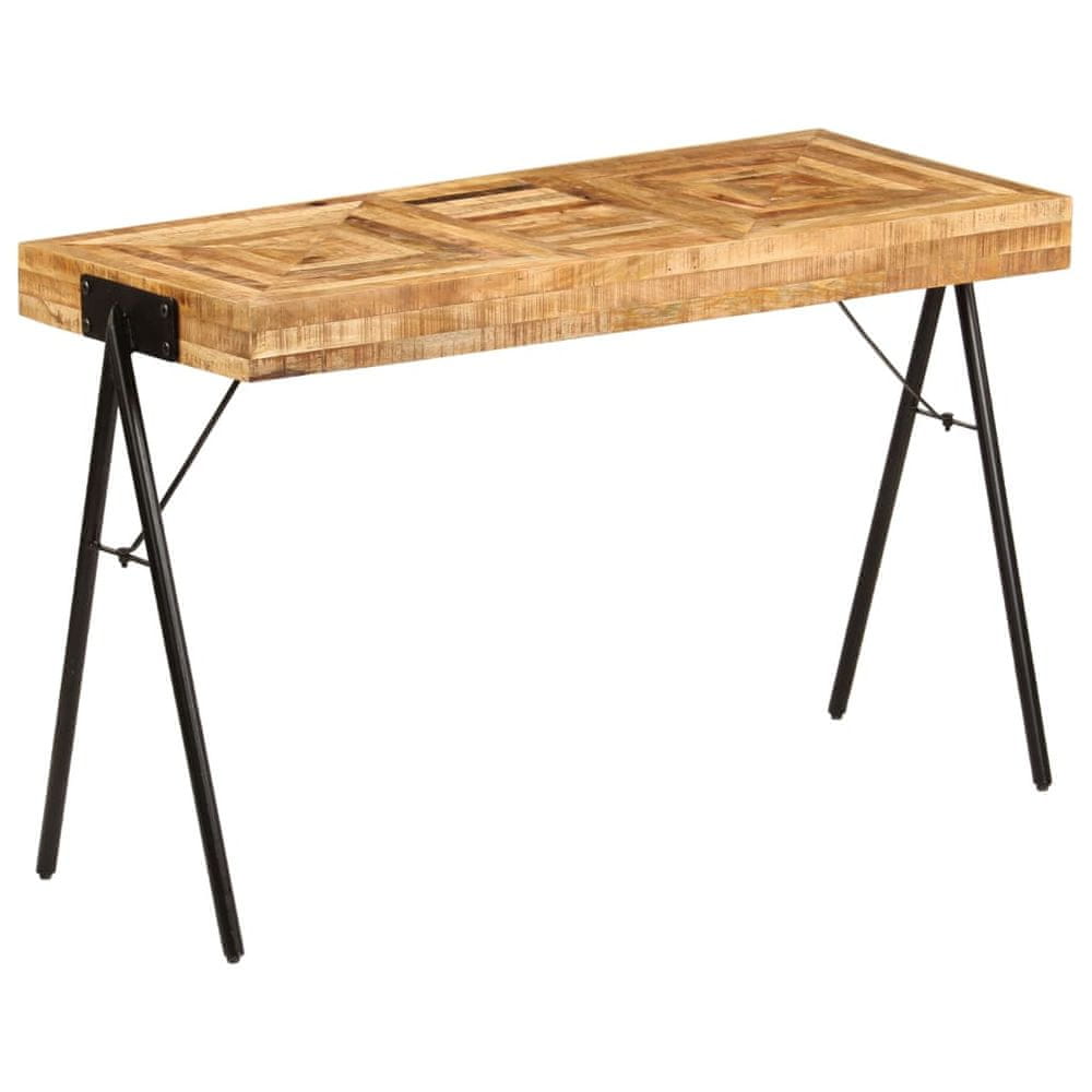 Petromila vidaXL Písací stôl 118x50x75 cm masívne mangovníkové drevo