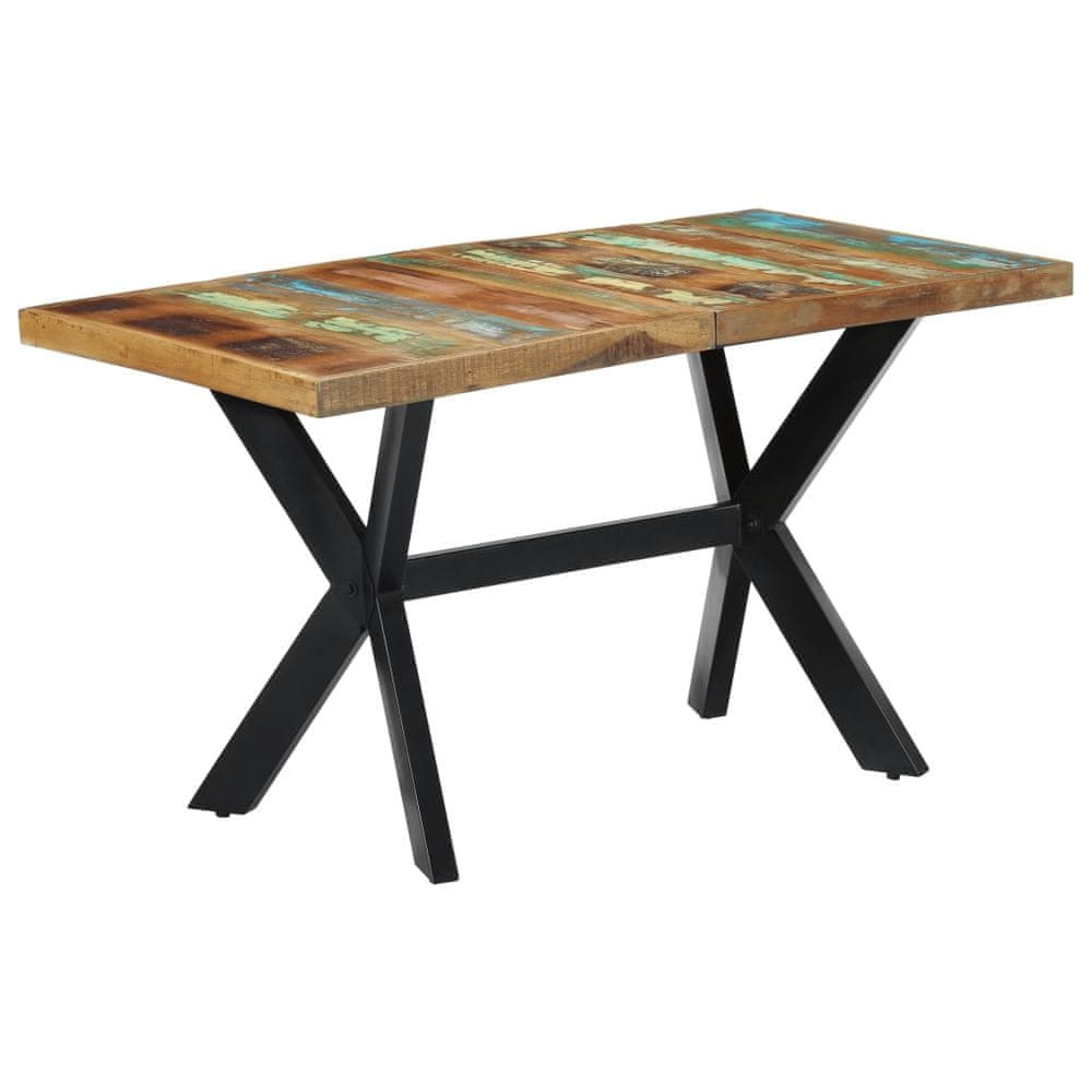 Petromila vidaXL Jedálenský stôl 140x70x75 cm, recyklovaný masív