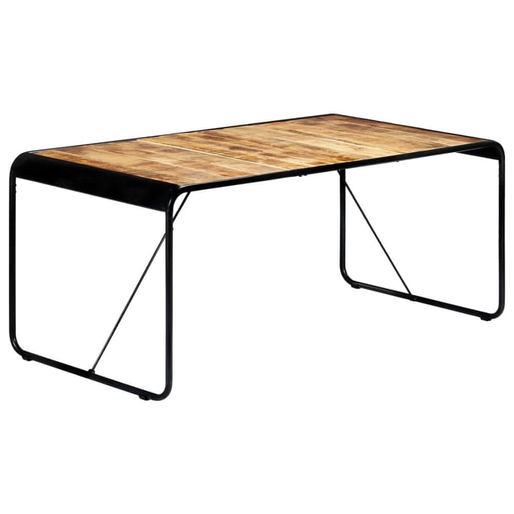 Petromila vidaXL Jedálenský stôl 180x90x76 cm surové masívne mangovníkové drevo