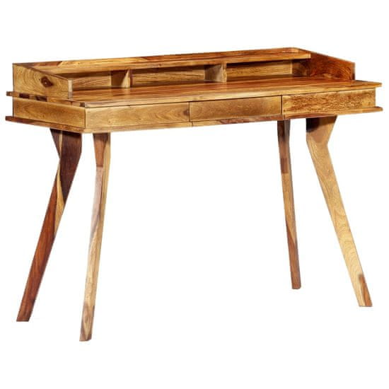 Petromila vidaXL Písací stôl 115x50x85 cm masívne sheeshamové drevo