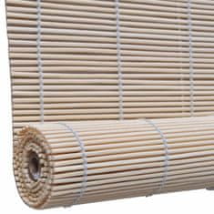 Vidaxl Prírodné bambusové rolety 4 ks 120x160 cm