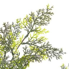 Petromila vidaXL Umelá rastlina strom cyprus s kvetináčom zelená 150 cm