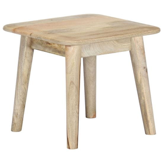 Vidaxl Konferenčný stolík 45x45x40 cm masívne mangovníkové drevo