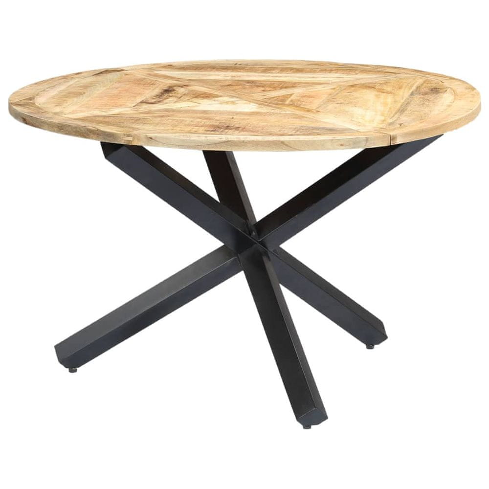 Petromila vidaXL Jedálenský stôl, okrúhly 120x76 cm, mangový masív