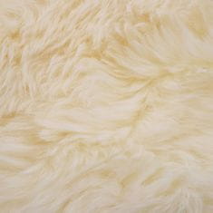 Petromila vidaXL Koberec z ovčej kože biely 60x90 cm