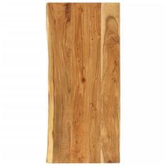 Vidaxl Doska na kúpeľňovú skrinku masívne akáciové drevo 140x55x2,5 cm