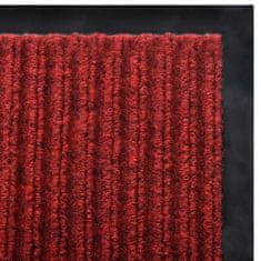 Vidaxl Rohož pred dvere, červená 120x220 cm, PVC