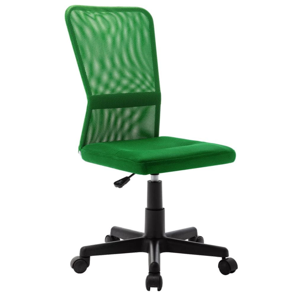 Petromila vidaXL Kancelárska stolička zelená 44x52x100 cm sieťovinová látka