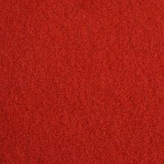 Vidaxl Objektový koberec, 1x24 m, červený