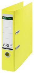 LEITZ Zakladač pákový "180 Recycle", žltá, 80 mm, A4, kartón, 10180015