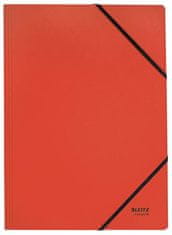 LEITZ Dosky na dokumenty "Recycle", červená, kartón, A4, 39080025