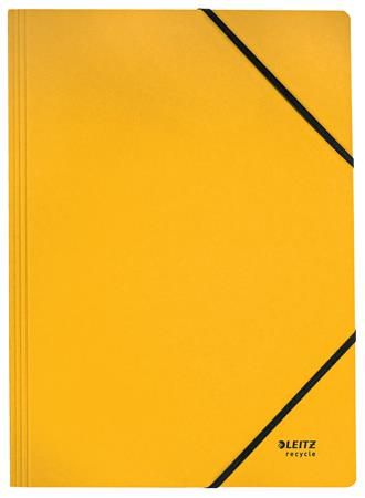 LEITZ Dosky na dokumenty "Recycle", žltá, kartón, A4, 39080015