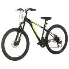 Vidaxl Horský bicykel 21 rýchlostí 27,5" koleso 38 cm rám čierny