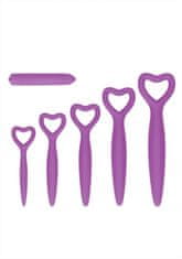 Shots Toys Silicone Vaginal Dilator Set - Purple