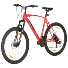 Vidaxl Horský bicykel 21 rýchlostí 29" koleso 58 cm rám červený