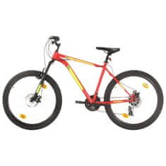 Vidaxl Horský bicykel 21 rýchlostí 27,5" koleso 50 cm rám červený