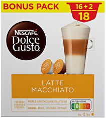 NESCAFÉ Dolce Gusto Latte Macchiato – kávové kapsule – 18 ks