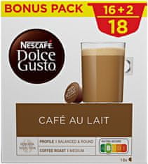NESCAFÉ Dolce Gusto Café au Lait - kávové kapsule - 18 ks