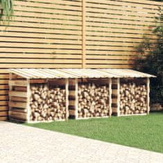 Petromila vidaXL Pergola so strechami 3 ks 100x90x100 cm impregnované borovicové drevo