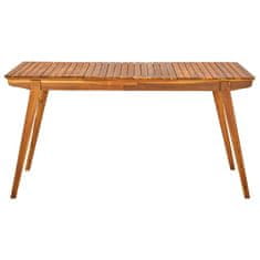 Vidaxl Záhradný stôl 150x90x75 cm akáciový masív