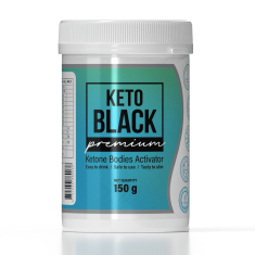 Keto Black 3 x Proteínové produkty pre ketogénnu diétu 150g, Shake Vegan, prášok, kokosová príchuť