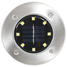 Vidaxl Solárne pozemné svetlá 8 ks LED svetlo RGB farby