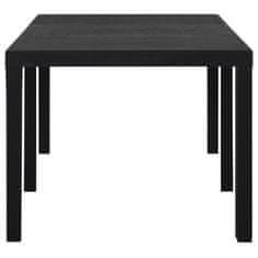 Vidaxl Záhradný stôl, 220x90x72 cm, PP, antracit